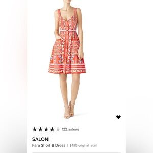 Saloni Fara Short B dress